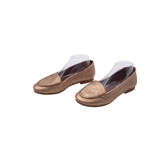 NWOB Sofft Krambay Loafers Comfort Shoes Sz 8 Rose Gold Metallic Arch Support - Picture 2 of 12